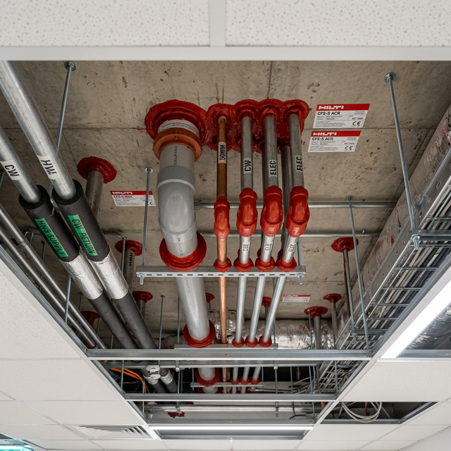 Commercial caulking and fire-rated sealing at UniLodge Kensington 10-storey student accommodation Sydney