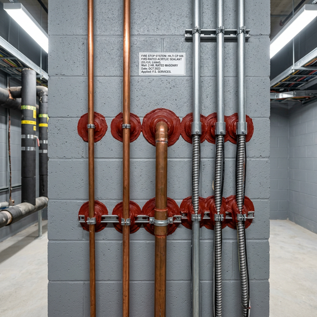 Fire-rated caulking and sealing Sydney, compliant fire protection for commercial buildings